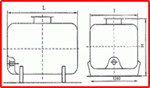 Rezervor poliester 1000 l