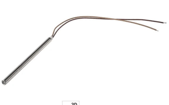 Rezistenta cartus O8A 80 mm 230V 315W cu cablu teflon 1m