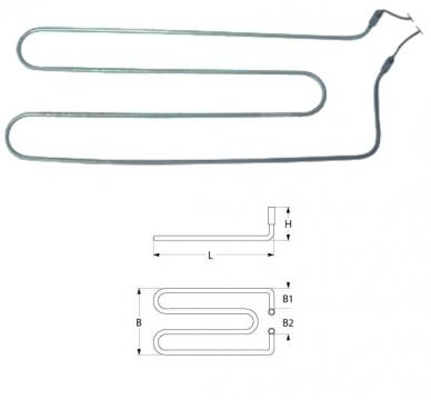 Rezistenta electrica defrost 550W, 230V, L=440mm