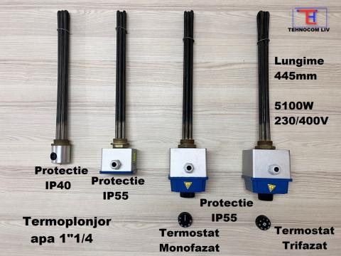 Rezistente Industrial Immersion Heaters Tehnocom Liv 5100W