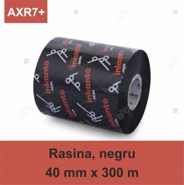 Ribon Armor Inkanto AXR7+, rasina (resin), negru, 40mmx300m