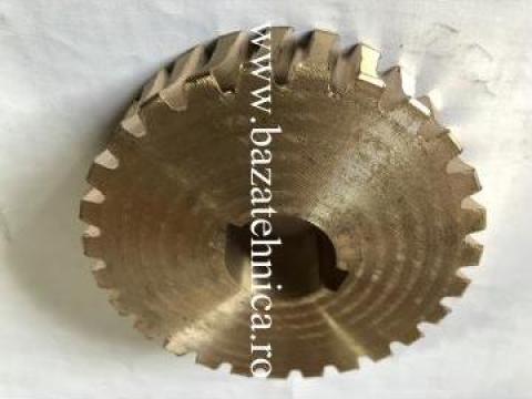 Roata dintata din bronz pentru reductor malaxor D120 mm