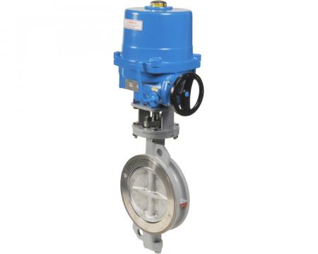 Robinet clapa fluture otel PN 25 actionat electric