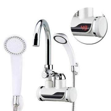 Robinet electric instant apa calda cu display si furtun