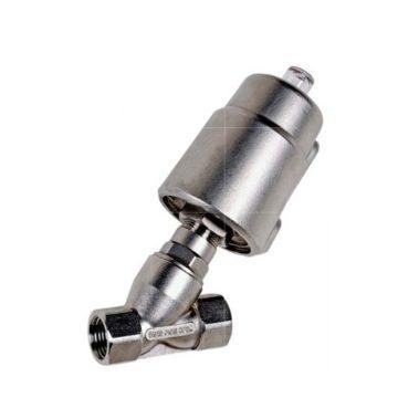 Robinet ventil corp inclinat pneumatic