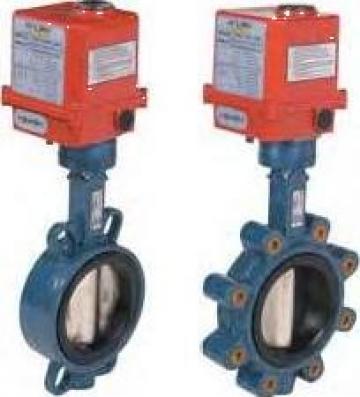 Robineti fluture cu actionare electrica