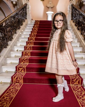 Rochie eleganta retro Isabel m 6-7 ani