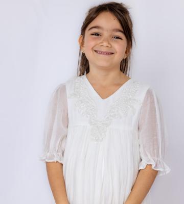 Rochie fetite din matase naturala Vanesa