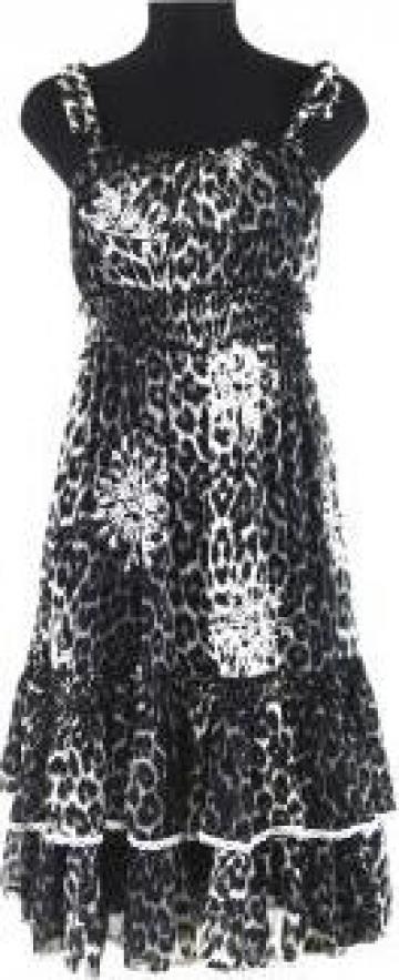 Rochie voal animal print captusita