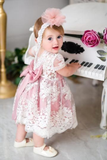 Rochita Amelie - roz vintage