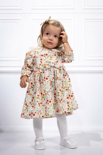 Rochita Thea - ivoire cu imprimeu floral