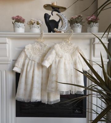Rochita botez vintage Elisabeth 6-9 luni, 1 an
