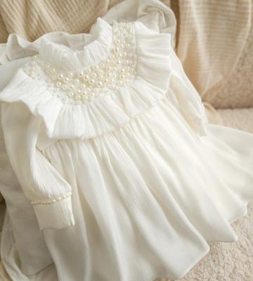 Rochita de botez Lilly alba - Selenial Exclusive