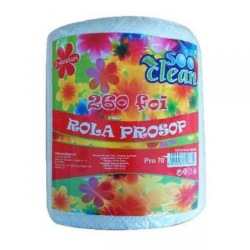 Rola prosop hartie Soo Clean 260 foi, 450gr (6buc)