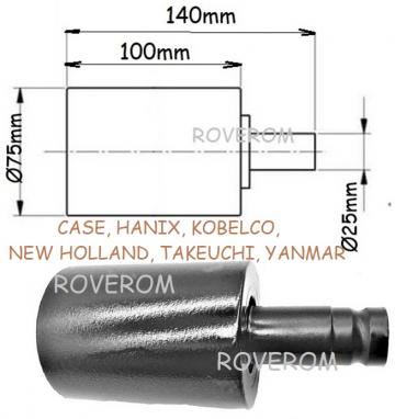 Rola sustinere Case, Hanix, Kobelco, New Holland, Takeuchi