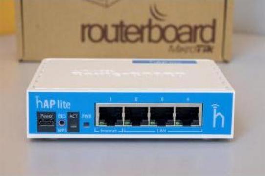 Router wireless MikroTik RB941-2ND hAP Lite 802.11n 4XEth