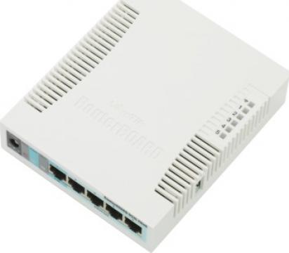 Router wireless MikroTik RB951G-2HnD 802.11n 5X Gigabit L5