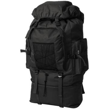 Rucsac in stil militar XXL 100 L, negru