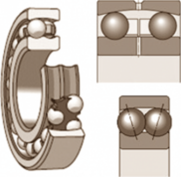 Rulmenti radiali oscilanți cu alezaj interior cilindric