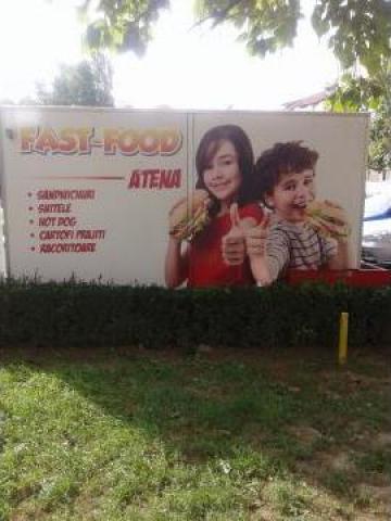 Rulota comerciala fast-food