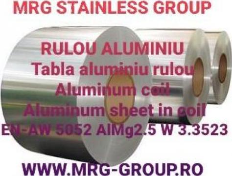 Rulou aluminiu 0.75x1000mm EN-AW 5052, tabla rulou aluminiu