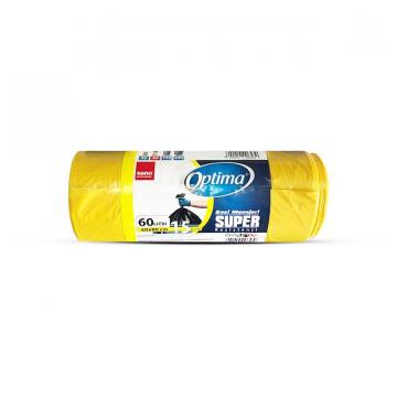 Saci galbeni LDPE 60 litri