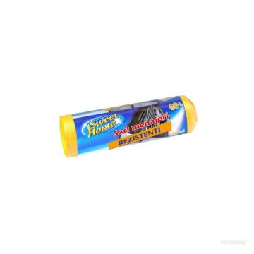 Saci menajeri 60 L, 20/rola, HDPE, galbeni