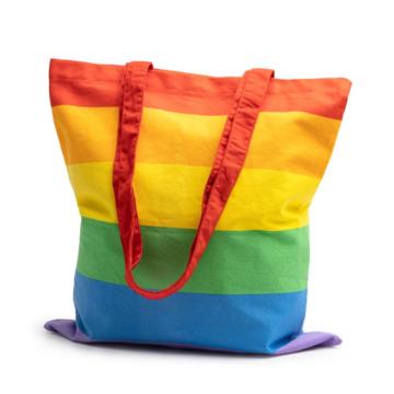 Sacosa bumbac multicolor, 180 g/mp, 38 x 42 cm