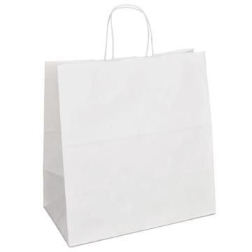 Sacosa hartie alba 32x19x34 cm