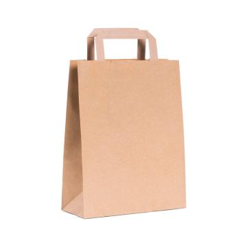 Sacose din hartie kraft natur 22x12x28 cm