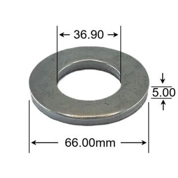 Saiba plata M36x66x5 DIN125 - 20 buc/cutie