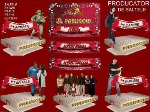 Saltele din arcuri si burete