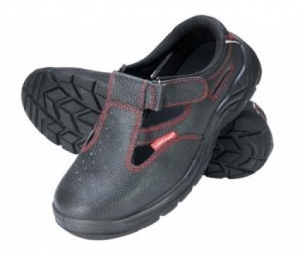 Sanda lucru S1SRC din piele cu reflectorizant - 47