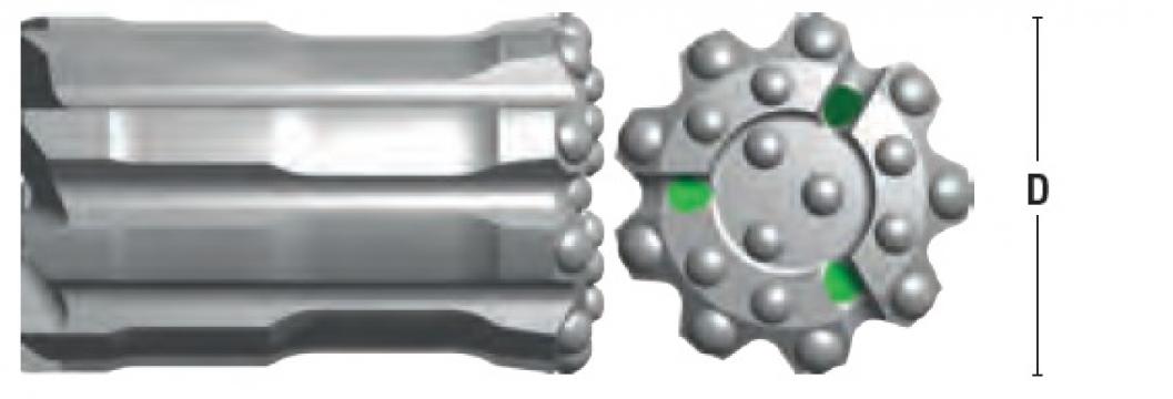 Sapa T51, D=102mm, butoni semi-balistici retrac, drop center