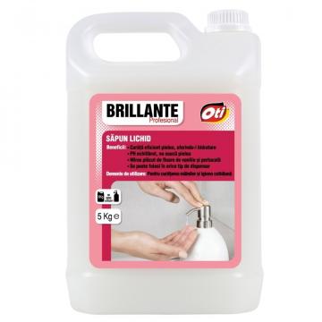 Sapun lichid Brillante antimicrobian 5 litri