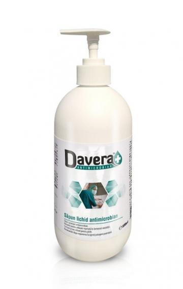 Sapun lichid antimicrobian Davera Soap - 500 ml