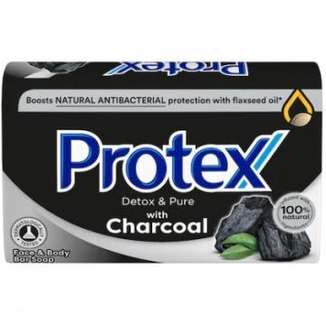 Sapun solid Protex Detox Pure Charcoal cu ingredient natural