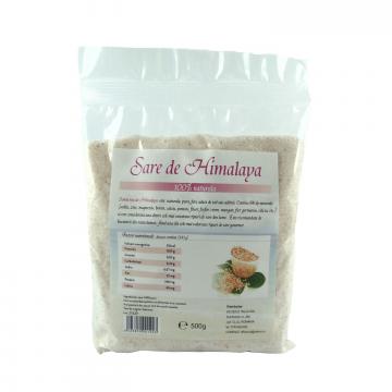 Sare Himalaya de masa, fina, 100% naturala, 500g