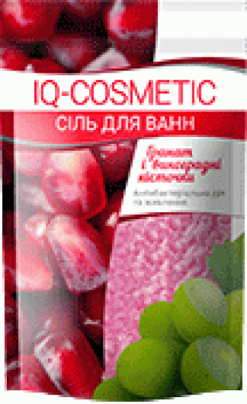 Sare de baie cu extract de seminte de rodie IQ 500g