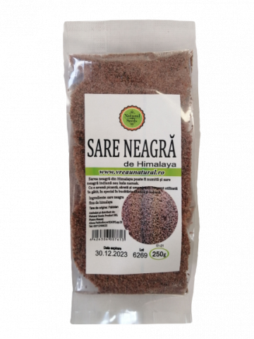 Sare neagra de Himalaya fina 250 gr, Natural Seeds Product