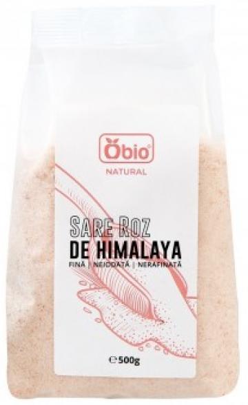 Sare roz de Himalaya fina, 500g, Obio