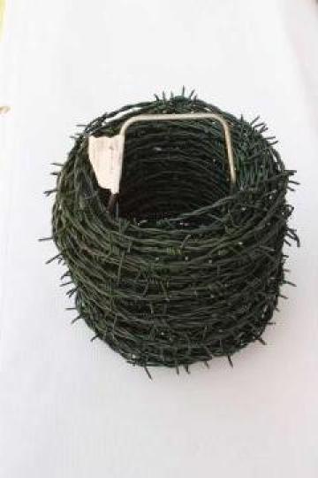 Sarma ghimpata plastificata 100m