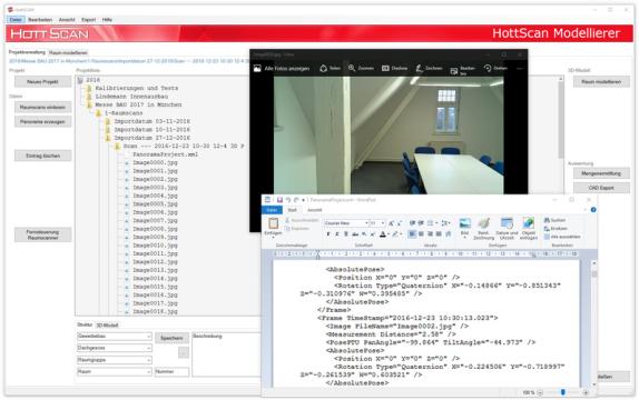 Scanner 3D incaperi HottScan RoomScanner