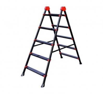 Scara metalica dubla / N[trepte]: 2x4; L[cm]: 104; H[cm]: 99