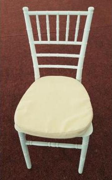 Scaun Chiavari ST-01 White metalic