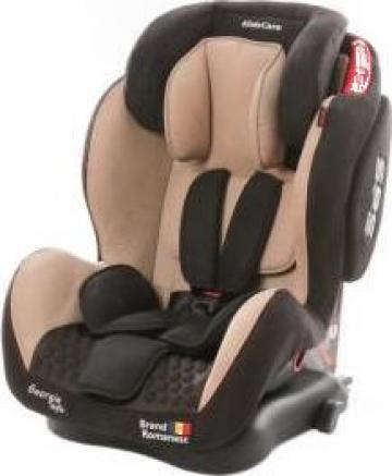 Scaun auto copii Georgia cu Isofix Bej KidsCare