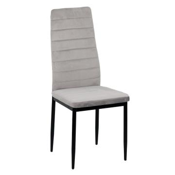 Scaun bucatarie din catifea BUC 263V - gri
