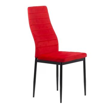 Scaun bucatarie din catifea BUC 263V-rosu