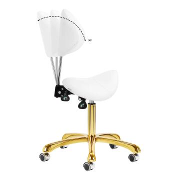 Scaun cosmetic Giovanni 1004 auriu