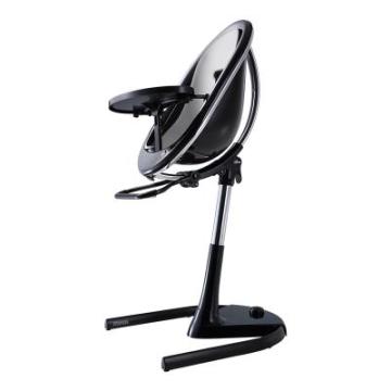 Scaun de masa copii Moon 2G Black cu interior Silver Mima